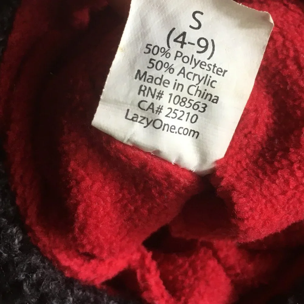 Lazy One toddler bear slippers